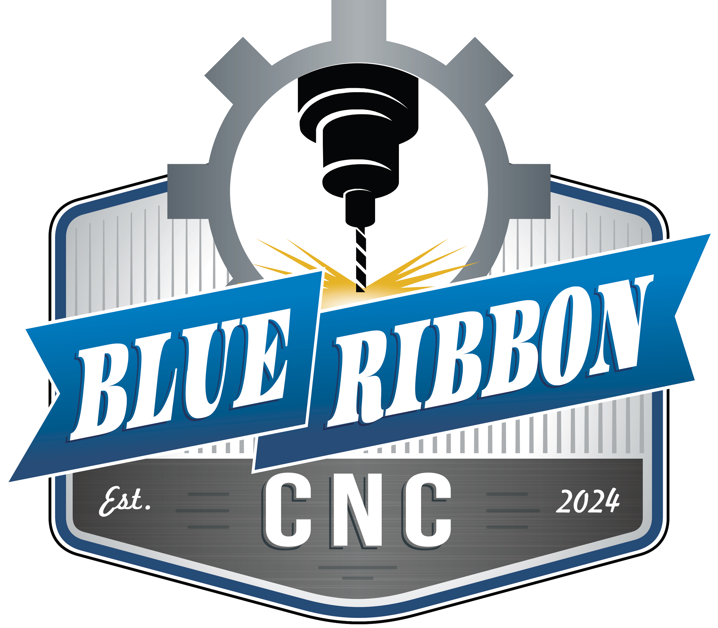 Blue Ribbon CNC Logo Sussex WI